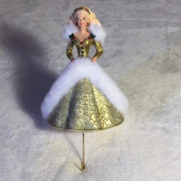 Hallmark Other - ⭐️ Vintage Hallmark Happy Anniversary Barbie Doll Stocking Hanger